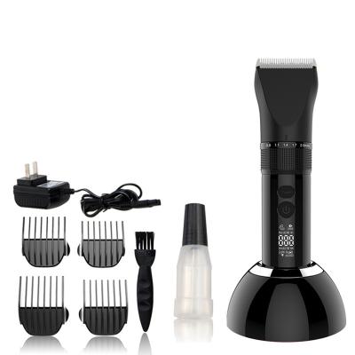 China Rechargeable hair cutting machine clipper LED capacity display professional hair cutting machine price for sale