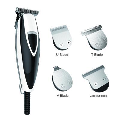 China Ceramic Blade Blade Black 4 in 1 Beard Trimmer Tied Hair Clippers Professional Multifunctional Beard Hair Trimmers for sale