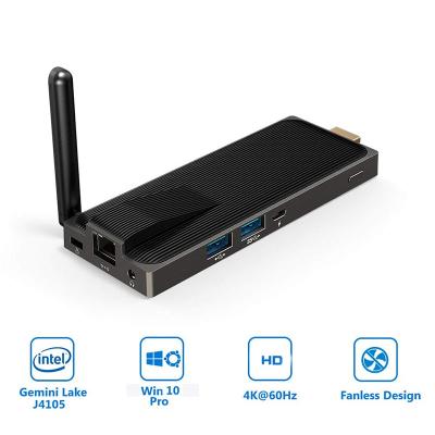 China For Business Wholesale Intel Win10 PC Celeron J4105 Mini MINI PC With 4GB 64GB Mini PC With Windows 10 2.4G/5G Dual Wifi for sale