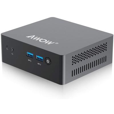 China For Business AWOW PC Mini Desktop Computer N3450 8GB DDR4 Mini Ram 128GB SSD ROM for sale