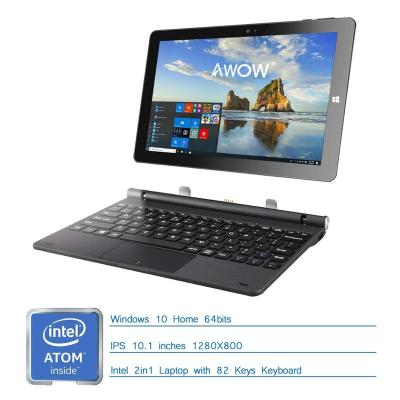 China 2019 Business/Industrial/Education/Entertainment OEM Intel 2 Inch 2 In 1 Tablet PC Laptop Win 10 X5 Z8350 With Keyboard for sale