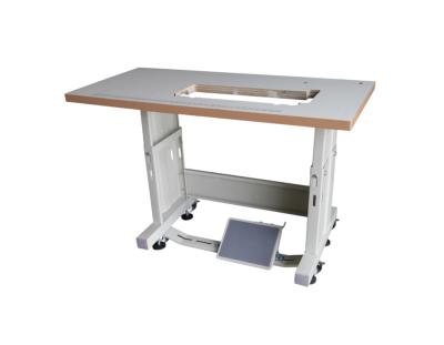 China High Effeciency Double row straight table and adjustable stand for 591 for garment factory for sale