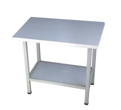 China Easy move High quality Double-layer wear-resistant gray and white countertop workbench for sale