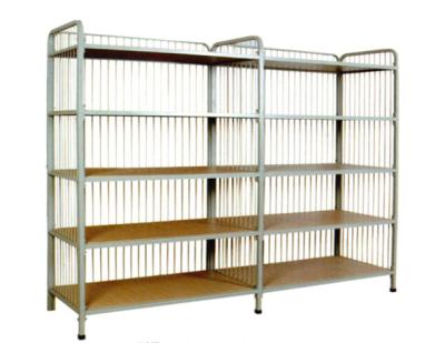 China Easy moving Custom Made Garment Factory Industrial One side five layer combined shelf for sale