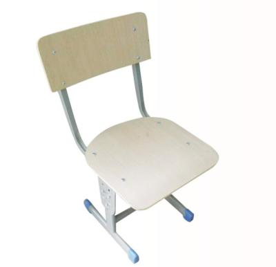 China Popular used Cusztomized top quality school desk dimensions students' Iron chair with Backrest for sale