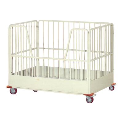 China Hotels Semi-finished fabric transfer sewing workshop storage hand cart trolley for sale