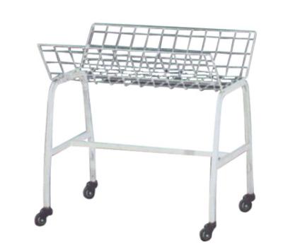 China Easy move Small Single-layer U Shape Sewing Room Cut Piece Trolley for Garment Factory for sale