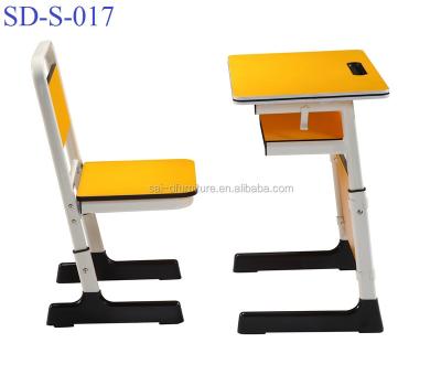 China School Sets No.SD-S-017 Modern Style Of Study Table And Chair, College Student Table Chair Set for sale