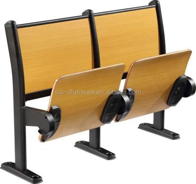 China School Sets Conference Hall Desk And Folding Seat , College Desk SD-S-032 University Bench With Chair Set for sale