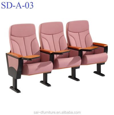 China SD-A-03 Modern Conference Hall Furniture Theater Room Folding University Auditorium Seating for sale