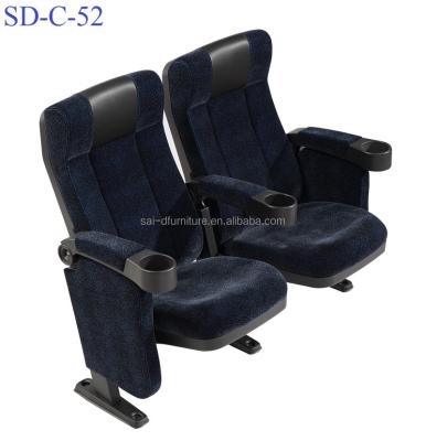 China SD-C-52 Commercial Furniture Padded Public Chair For Movie Hall , Used Theater Cinema Chair For Sale for sale