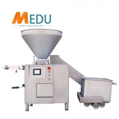 China Independent research and development automatic stainless steel vacuum sausage filler with twist machine vacuum filling machine for sale