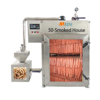 China Shandong smoked sausage machine sausage machine electric commercial electric commercial smoker smoker fish-chicken-smoker-pork large chamber for sale