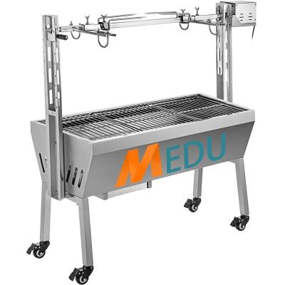 China Easily Assembled Electric Stainless Steel Outdoor Rotary Portable Charcoal Camp BBQ Grills Manufacturers Israel Argentina For Machine for sale