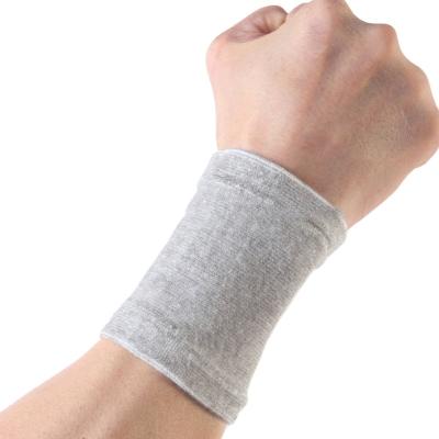 China QHTP Universal Wholesale Bamboo Chats Elastic Wrist Band Support Knitted To Absorb Sweat Breathable Elastic Wrist Band for sale