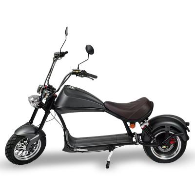 China OEM Mototec Fat Tire Black Electric Scooter Lithium Normal Motor 2000W Summer Bike Chopper Motorcycle Electric Motorcycles for sale