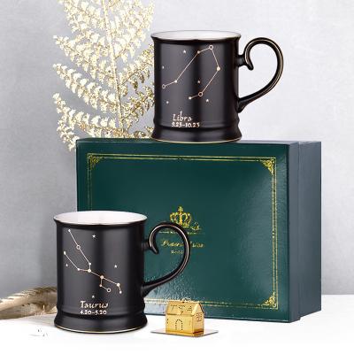 China Best Viable Selling High Quality Ceramic Porcelain Coffee Mug Stoneware Mug For Gift for sale