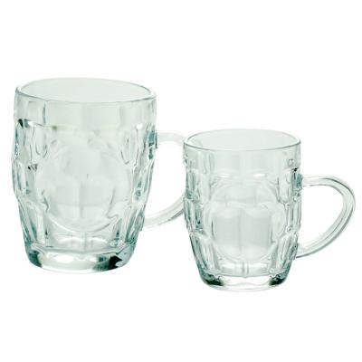 China Wholesale 3oz 4oz 5oz 15oz 20oz Clear Glassware Viable Beer Mugs for sale