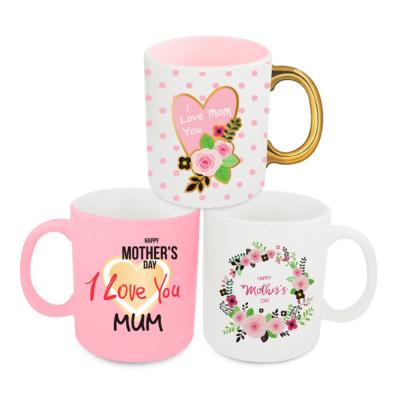 China Viable Wholesale Supermarket A Grade 11oz Coffee Tea Cups Mother's Day Gift Mugs for sale