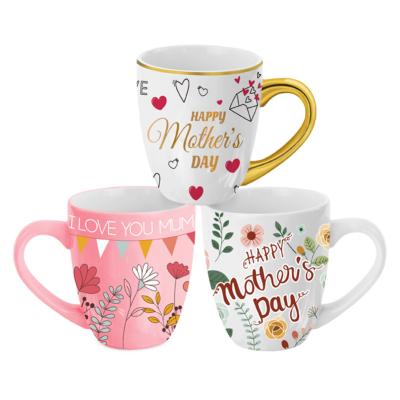 China Viable Wholesale Belly Shape Mother's Day Gift Mug for Mom Mom Mugs, Mom Mugs, Ceramic Mom Mugs for sale