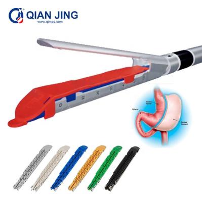 China 60 Echelon Abdominal Disposable Endoscopic Stapler Single Stapler Equipments Metal Surgery Refill ECR60B for sale