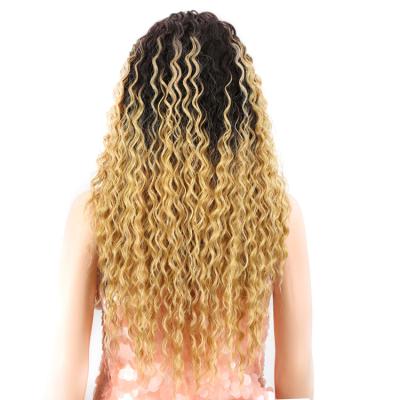 China High Quality Star Fashion Customize Fashion Long Front Lace Wig High Temperature Wire Wig Hair for sale