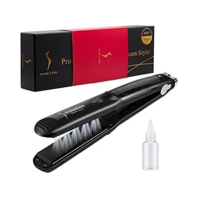 China Commercial Steam Hair Straightener Brush And Curler for sale