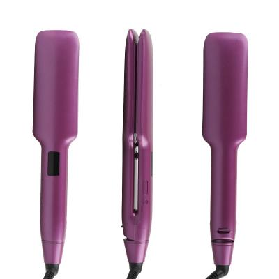 China Hot Sale Commercial Portable Flat Iron Hair Straightening Heating Element LCD Display Temperature for sale