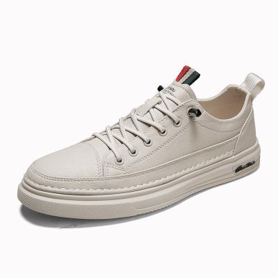 China fashionmovementwhiteLeisure Rubber Bottom Men's Breathable New Microfiber Leather Autumn 2021 Leisure Shoes Breathable Shoes for sale