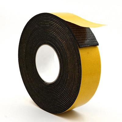 China Heat Resistant High Adhesion Double Sided Black EVA Foam Tape For Hook for sale