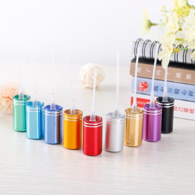 China Non Spill Full Caps 13mm Gold Sprayer Pump Colorful Aluminum Plastic Perfume Pump Cosmetic Fine Mist Sprayer Purple Red Black Green Silver Green for sale