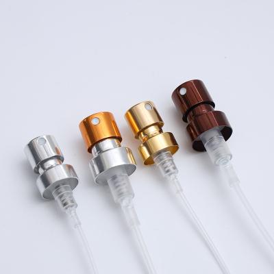 China Non Spill 13mm 15mm 18mm Gold Sliver 20mm Perfume Bottle Mist Sprayer Crimp Cosmetic Fine Perfume Cap for sale