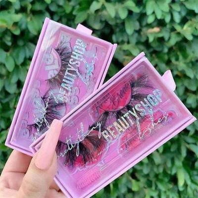 China 2021 new style private label mink eyelash dramatic brand crisscross mink eyelashes with custom packing 3d eyelash mink for sale