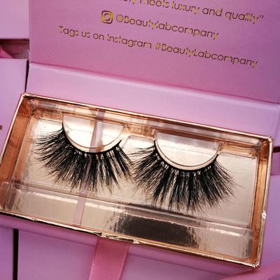 China Wholesale 100% Real Thick Mink Eyelash 100% Real Mink Logo Lashes Fluffy Seller Logo 15mm 18mm 20mm 22mm Long for sale