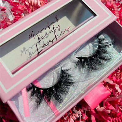 China Factory Thick Hot Price High Quality Mink Double Lashes More Natural Thin 3D Mink Lashes 25mm for sale