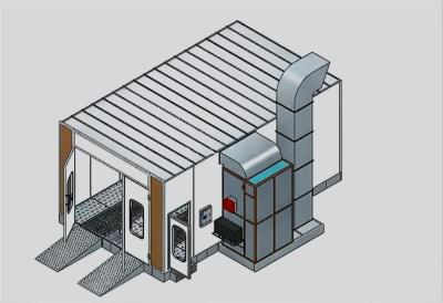 Chine Ventilation de capacité supérieure avec boîte de pulvérisation automobile haute performance pour la peinture de précision à vendre