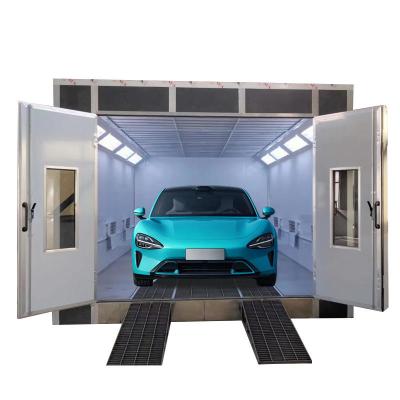 China Cabina de pintura de pulverización de automóviles con calefacción eléctrica ambiental en venta