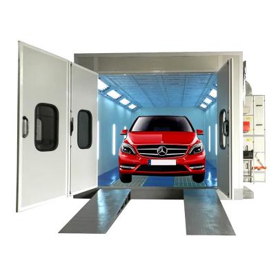 China Cabina de pintura de pulverización de automóviles con calefacción eléctrica ambiental en venta