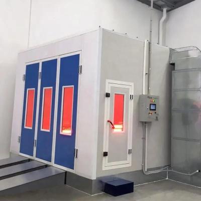 China 30kW Electric Car Spray Booth Com Fluxo de Ar Iluminação LED Electric Spray Booth à venda