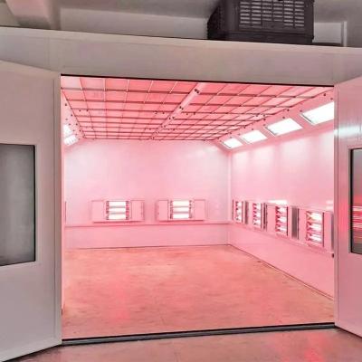 China CE 220V Automotive Spray Booths Automotive Paint Booths 7000 X 5250 X 3430mm Te koop