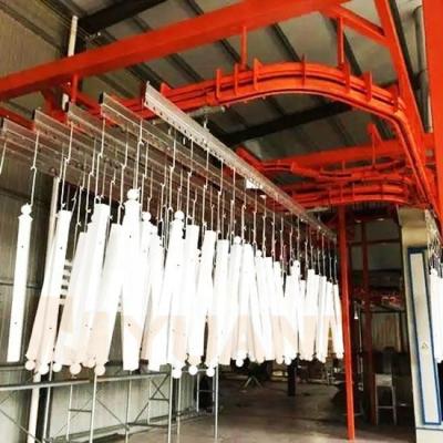 Chine Ligne de revêtement de poudre verticale de convoyeur aérien de précision Ligne de peinture industrielle pour les produits lourds surdimensionnés à vendre