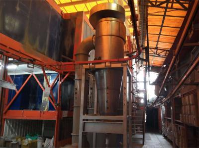 China Customizable Floor Rail Coating Line Room Structures For Superior Finishes for sale