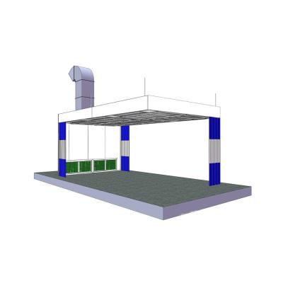 China Estação de preparação de declínio duradoura de pintura de veículo de longa duração à venda