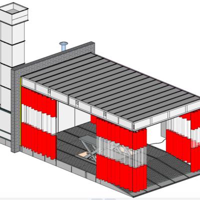 China Preestación de pintura de vehículos eficiente con diseño ergonómico en venta