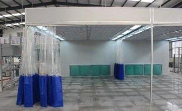 Cina Stazioni avanzate di preparazione con spruzzo Booth di preparazione della vernice 6900 × 3900 × 2700 mm Per la preparazione della vernice dei veicoli in vendita