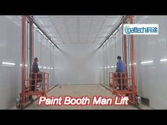 3d mobile explosion-proof platform for paint booths sturdy and convenient