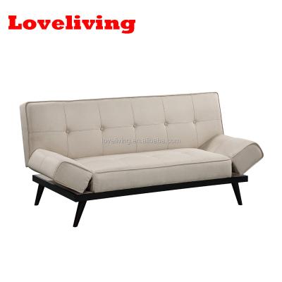 China CANAPÉ-BED convertible sofa bed fabric cover with metal frame and metal legs for sale philippines for sale