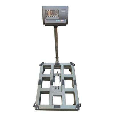 China Customizable Carbon Steel RENKMHE LED LCD Height Stainless Steel Digital Platform Scale 100kg 300kg 600kg RENHEHQ for sale