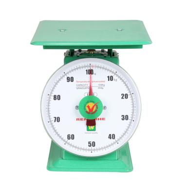 China Kitchen Food Weighing 2022 HOT SALE 100kg Portable Spring Scale With Platform For Home Type Dimension Warranty Year Use Original Supply for sale