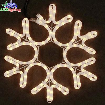 China Steady or Twinkle LED Snowflake Lights Color Changing String Light Christmas Flashing Snowflake for Wall or Street Decor for sale